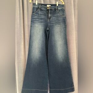 Evereve Dark Blue Flare Jeans